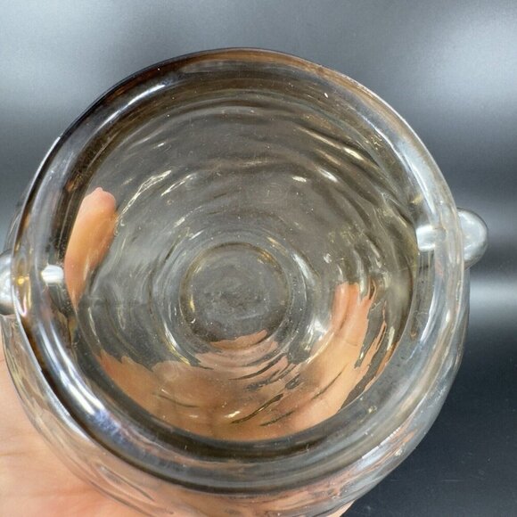 Anthropologie Capricio Art Glass Round Bottom Vase With Small Handles W Sticker - Picture 6 of 14